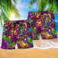 Mardi Gras Dogs Prom Royalty Beach Shorts For Outdoor Adventures And Thoughtful Seasonal Gifts