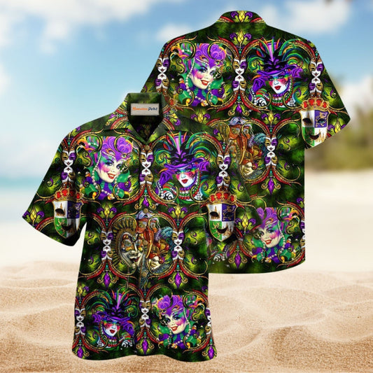 Mardi Gras Festival Hawaiian Shirt For Concert Lovers, Tropical Holidays, And Thoughtful Gift Giving