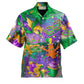 Mardi Gras Crawfish Hawaiian Shirt Artwork View For Weekend Travel And Beach Style