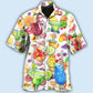 Colorful Cocktail Margarita Hawaiian Shirt For Beach Days, Coastal Adventures, And Thoughtful Gift Giving