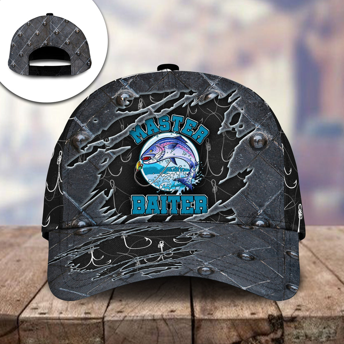 Fishing Humor Master Baiter Classic Cap For Weekend Adventures Festivals And Gift Giving
