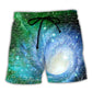Math Astrophysics Astronomy Galaxy Lover Beach Shorts Artwork Detail For Comfortable Everyday Summer Wear