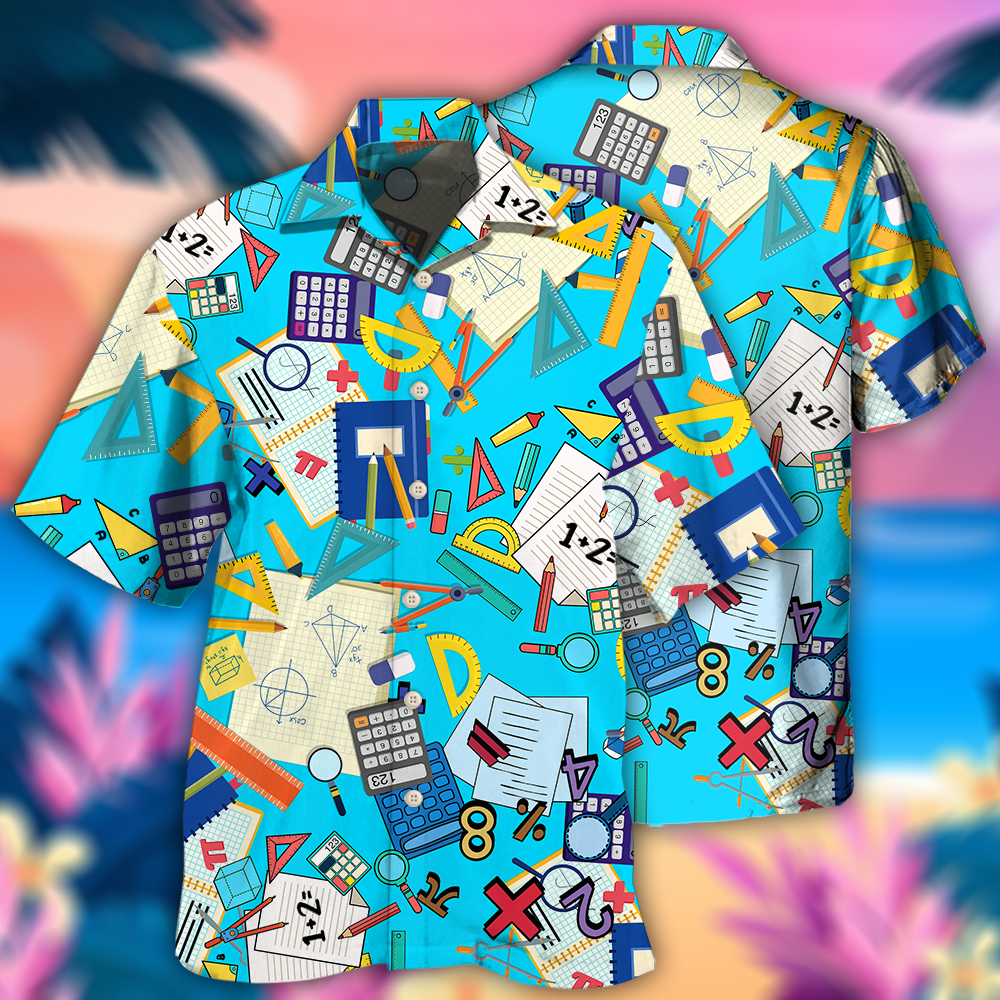 Funny Math Hawaiian Shirt For Resort Trips, Coastal Parties, And Warm Weather Style