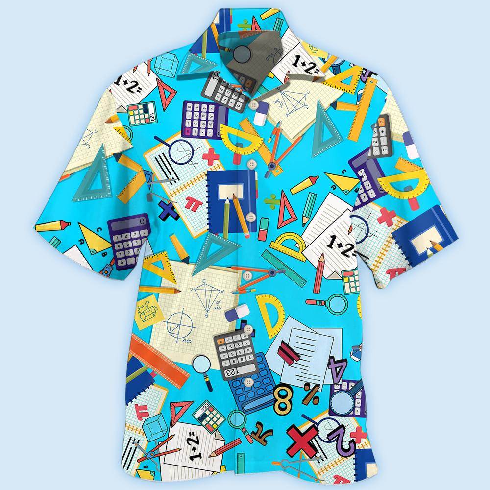 Funny Math Hawaiian Shirt For Resort Trips, Coastal Parties, And Warm Weather Style