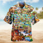 Forest Wildlife Adventure Hawaiian Shirt For Tropical Travel Outdoor Parties And Relaxed Casual Wear