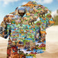 Forest Wildlife Adventure Hawaiian Shirt For Tropical Travel Outdoor Parties And Relaxed Casual Wear