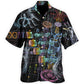 Neon Mechanic Workshop Hawaiian Shirt For Beach Days, Summer Outings, And Thoughtful Gift Giving