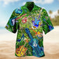 Melody Of Time Guitar Hawaiian Shirt For Outdoor Gatherings Tropical Trips And Everyday Summer Style