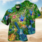 Melody Of Time Guitar Hawaiian Shirt For Outdoor Gatherings Tropical Trips And Everyday Summer Style