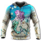 Blue Mermaid Love Ocean Sky Hoodie For Coastal Adventures Vacation Days And Comfortable Casual Wear