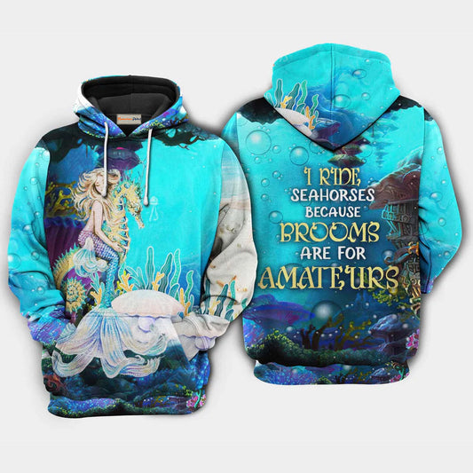Mermaid Ocean Skyline Hoodie For Sea Inspired Outfits Travel And Thoughtful Gifting
