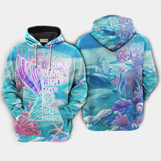 Mermaid Ocean Skyline Hoodie For Beach Trips Weekend Outings And Relaxed Streetwear