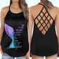 Mermaid Princess Ocean Heart Hollow Tank Top For Beach Vacations And Casual Wear