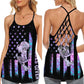 Mermaid Queen Ocean Lover Fantasy Sea Art Hollow Tank Top For Beach Vacations And Casual Wear