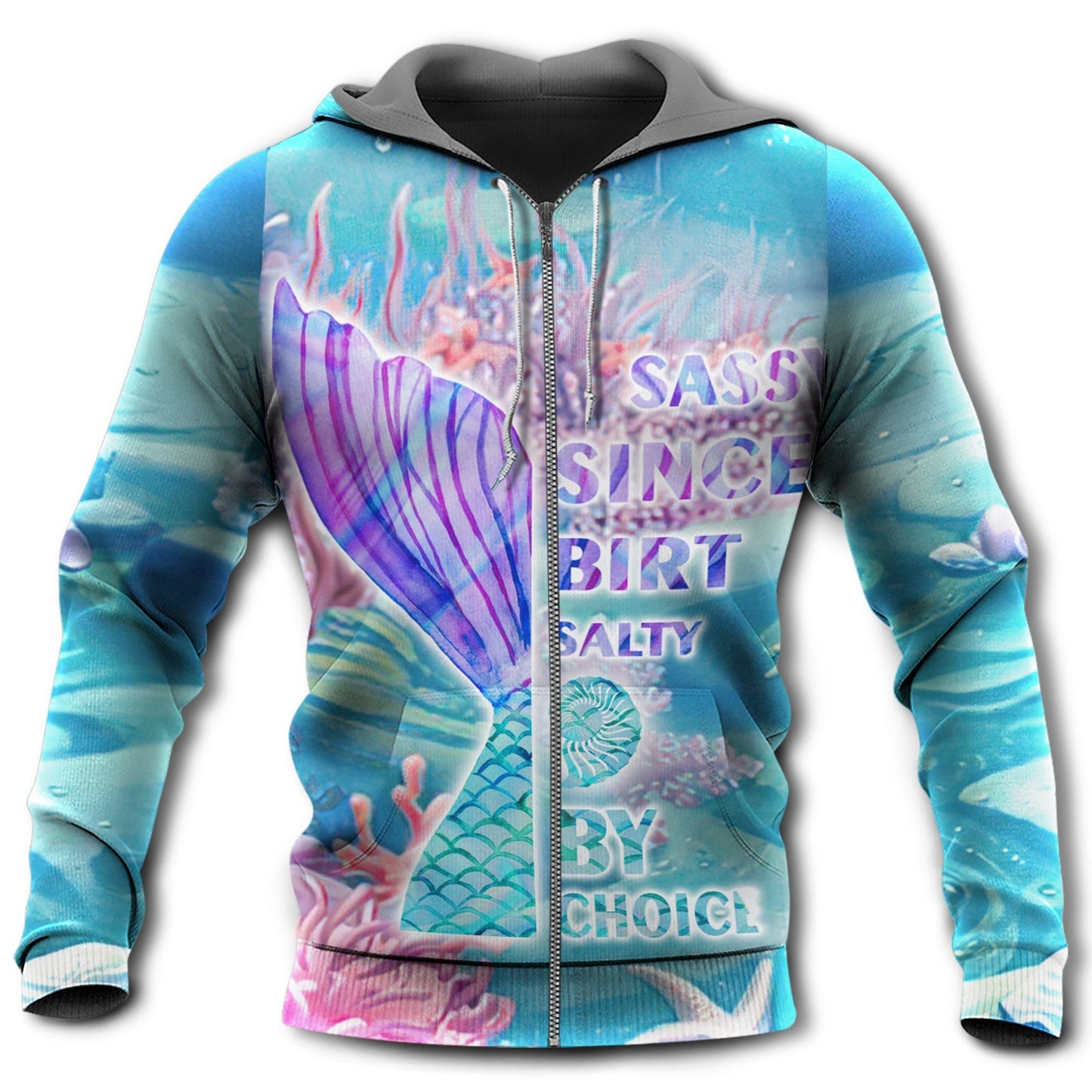 Mermaid Ocean Sky Choice Hoodie For Ocean Themed Events Holidays And Gift Ideas