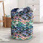 Mermaid Ocean Laundry Basket For Room Home Organizer