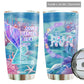 Mermaid Sassy Salty Personalized 20 Oz Tumbler For Coffee Travel And Daily Drinks