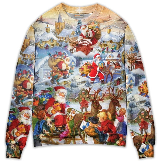 Cheerful Christmas Celebration Sweater For Seasonal Parties Cozy Gatherings And Thoughtful Holiday Gifts