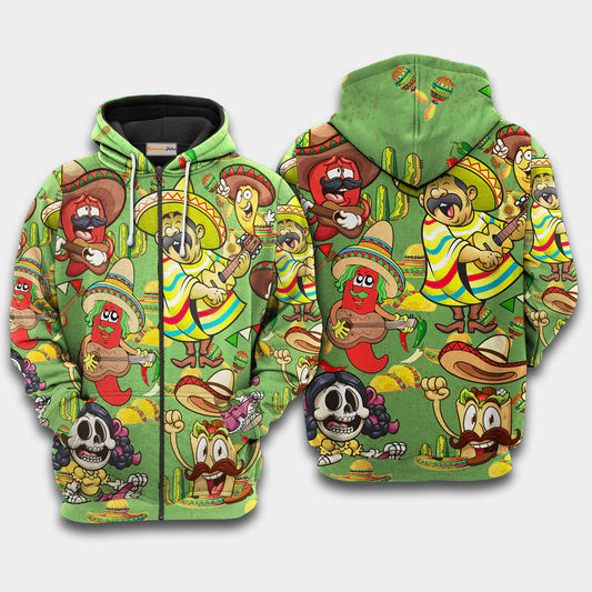 Mexican Culture Food Hoodie For Cultural Appreciation Events Casual Wear And Thoughtful Gifting