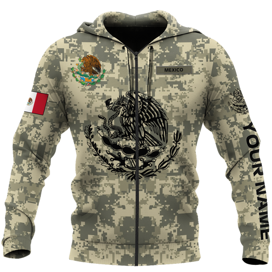 Mexican Military Inspired Personalized Hoodie For Service Appreciation Gatherings Casual Style And Thoughtful Gifting