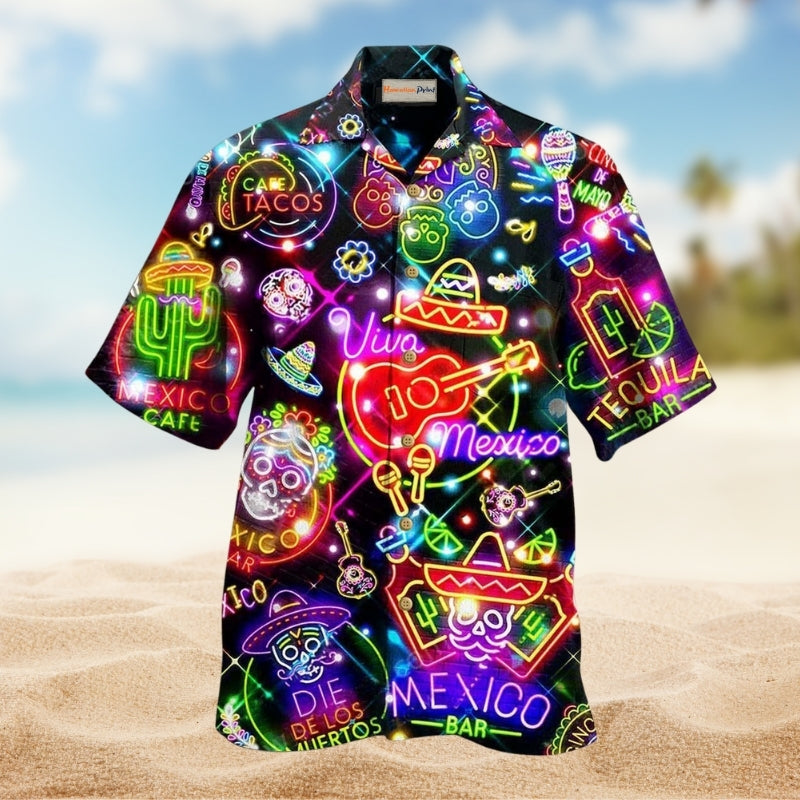 Vintage Gardening Plants Hawaiian Shirt Pattern Detail For Weekend Trips