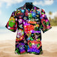 Colorful Neon Mexico Hawaiian Shirt For Beach Days, Summer Outings, And Thoughtful Gift Giving