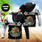 Black White Mexico Symbol Personalized Hoodie For Casual Streetwear Travel And Everyday Comfort