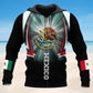 Blue Black Mexico Hoodie For Casual Street Style Travel And Daily Comfort