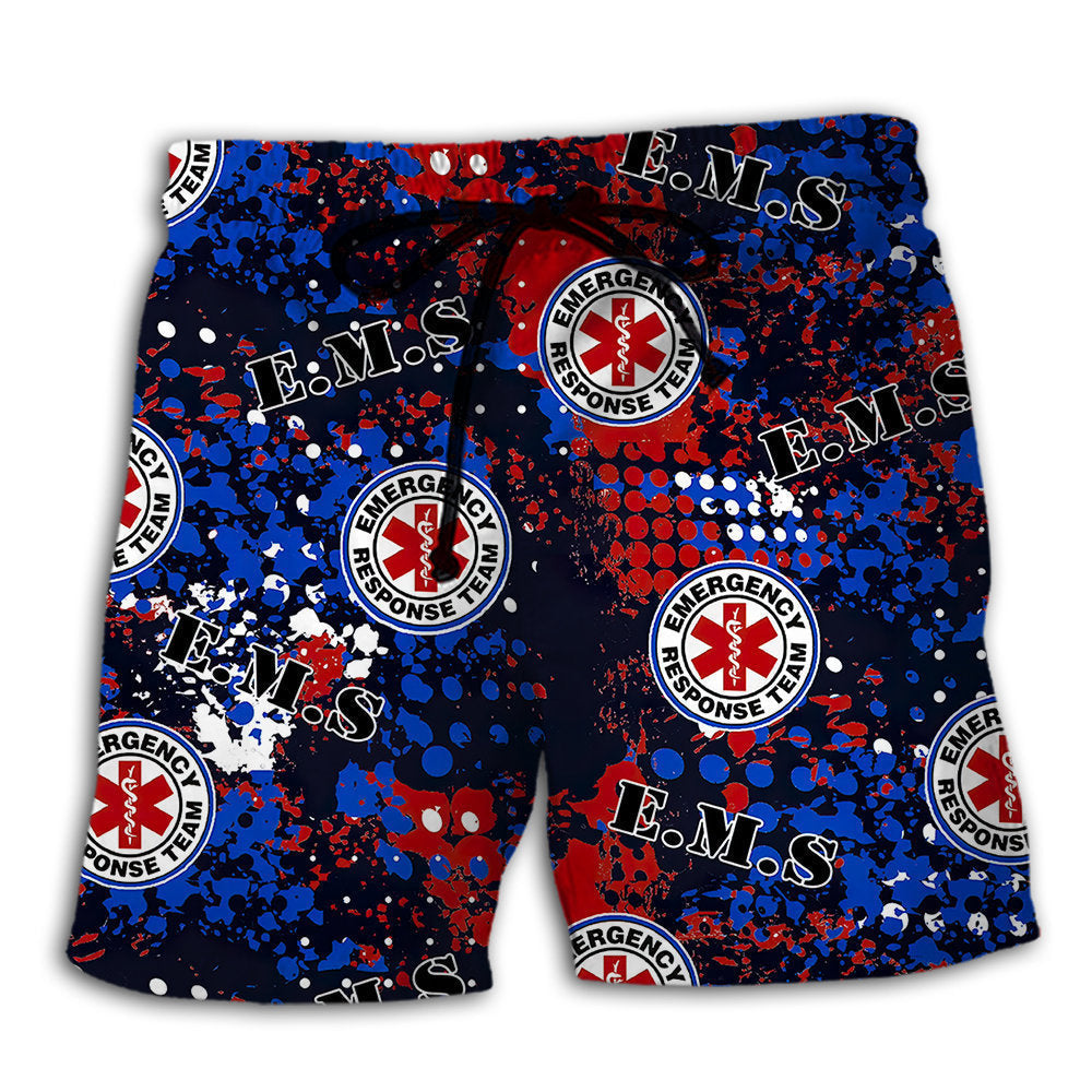 Heroes Military Police Fire Nurses Beach Shorts Design Detail For Casual Warm Weather Outfits