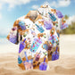 Milk Tea Hawaiian Shirt For Resort Trips, Coastal Parties, And Warm Weather Style