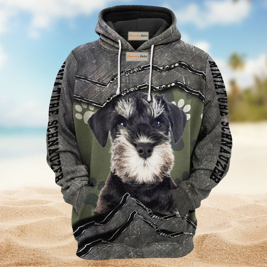 Miniature Schnauzer Best Friend Hoodie For Comfortable Daily Outfits Holidays And Casual Wear