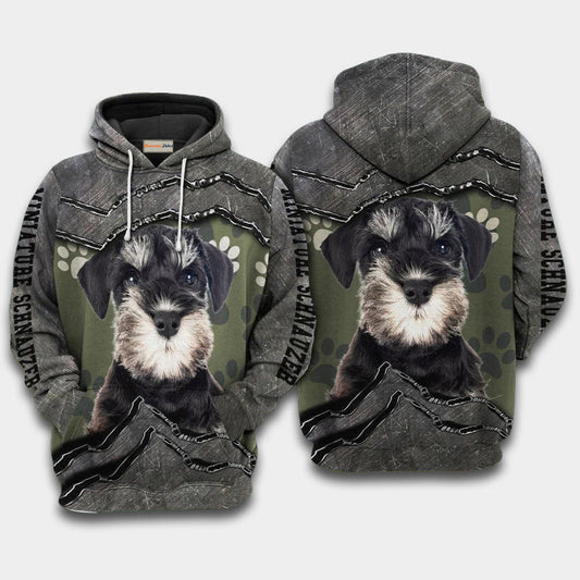 Miniature Schnauzer Friend Hoodie For Travel Days Outdoor Events And Thoughtful Gifts