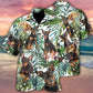 Tropical Miniature Pinscher Leaf Hawaiian Shirt For Island Getaways, Outdoor Gatherings, And Comfortable Summer Wear