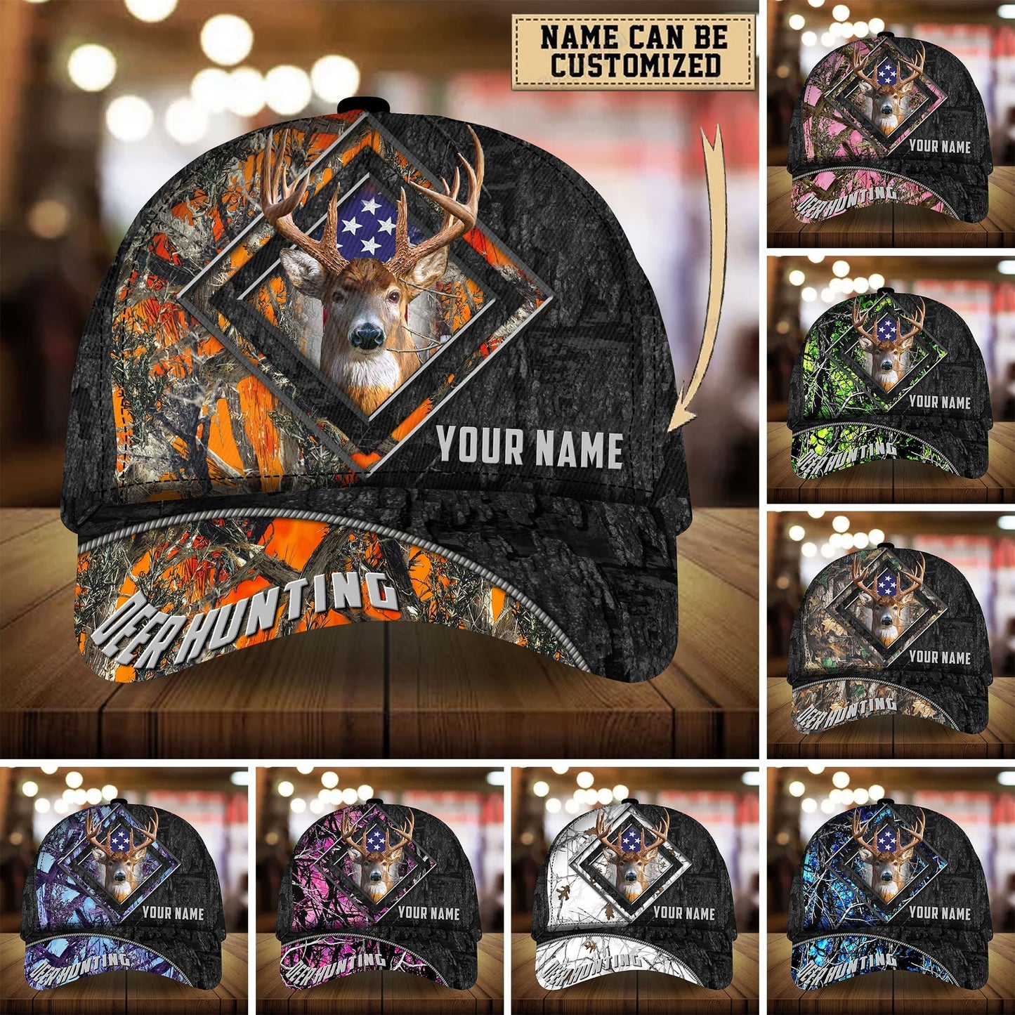 Love Deer Hunting Personalized Classic Cap For Relaxed Outfits Outdoor Events And Holiday Trips