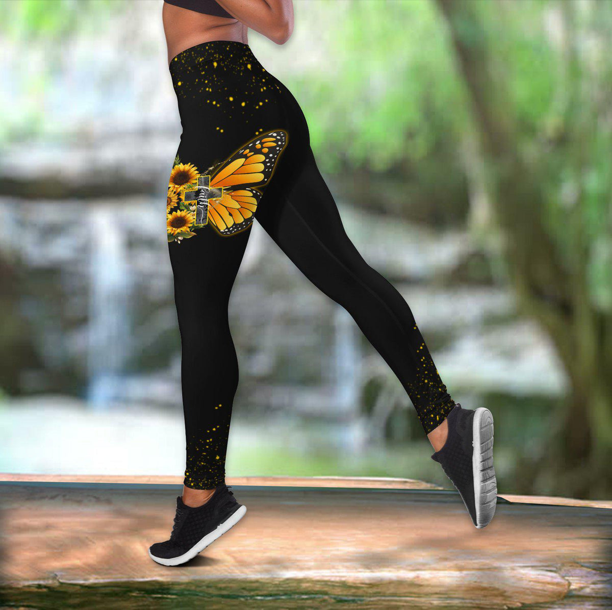 Butterfly Beautiful Everyday Hollow Tank Top For Yoga Practice And Summer Outings