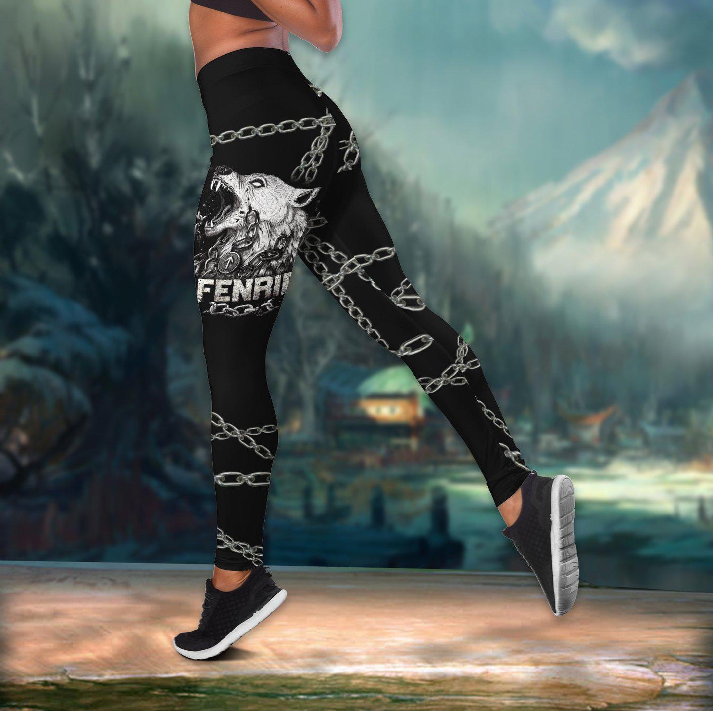 Viking Wolf Legend Hollow Tank Top For Workouts Festivals And Bold Style