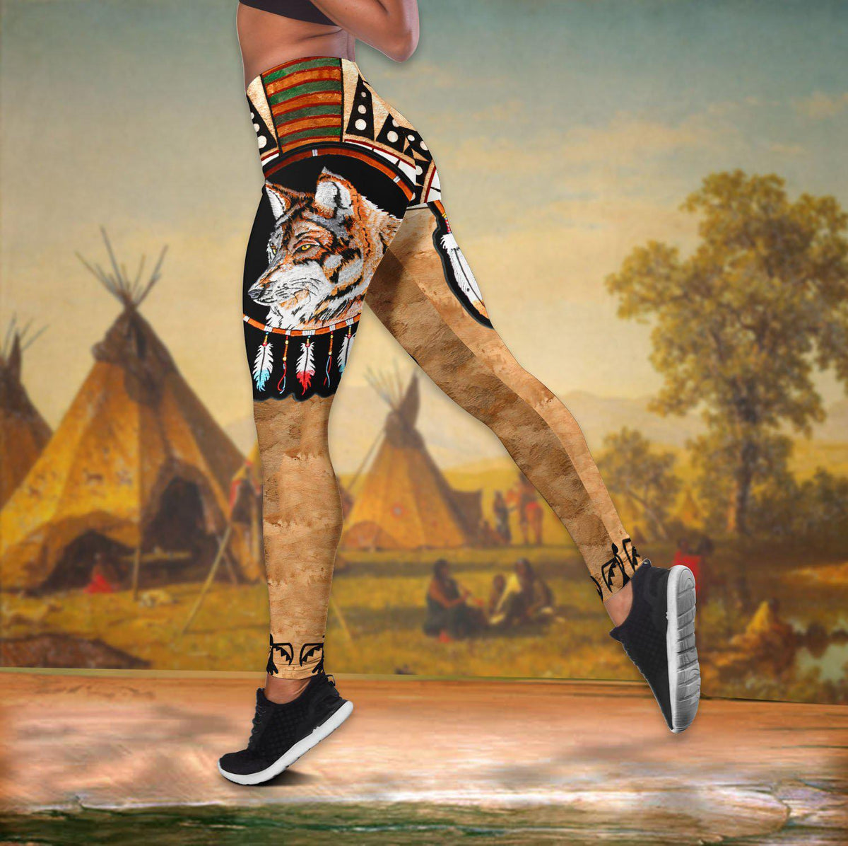 Native Peace Hollow Tank Top For Fitness Activities And Daily Wear