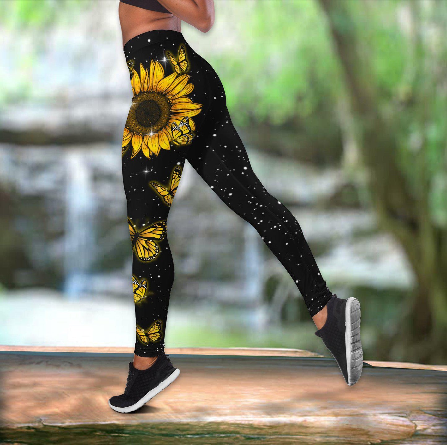 Butterfly Beautiful Everyday Name Hollow Tank Top For Yoga Practice And Summer Outings