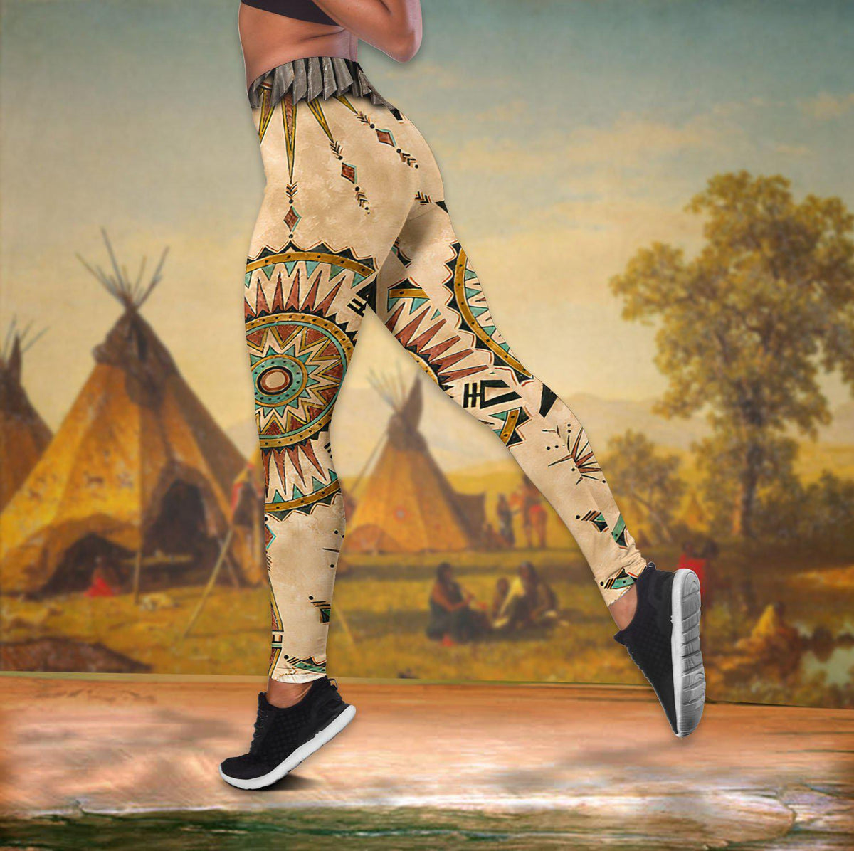 Native Peace Hollow Tank Top For Studio Practice And Casual Styling