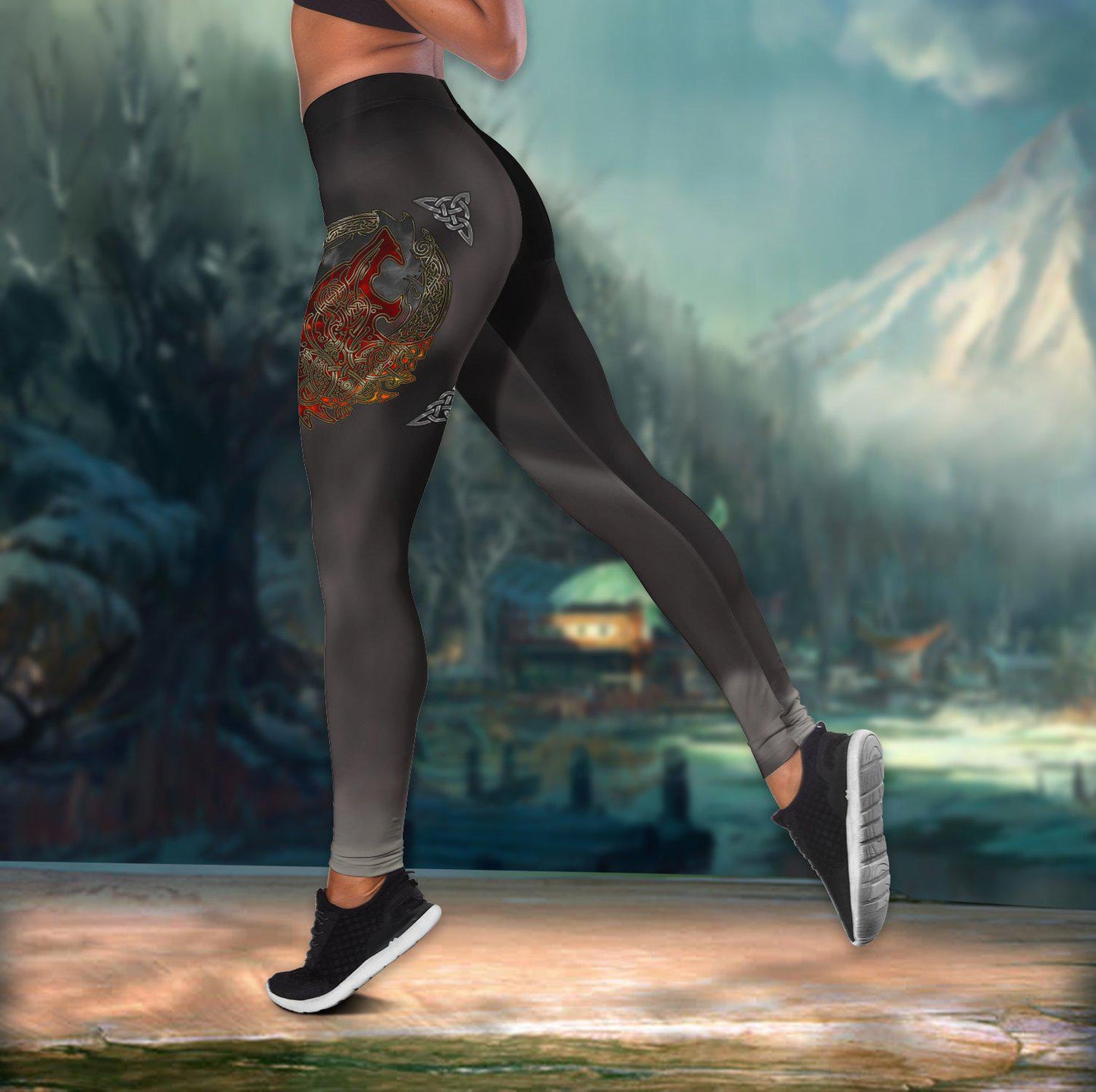 Viking Strength Hollow Tank Top For Studio Workouts And Confident Outfits