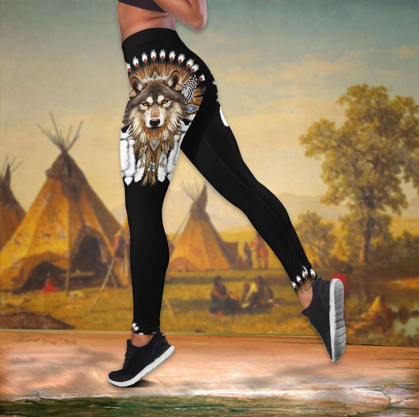 Native Woman Smart Classy Hollow Tank Top For Yoga Workouts And Casual Wear
