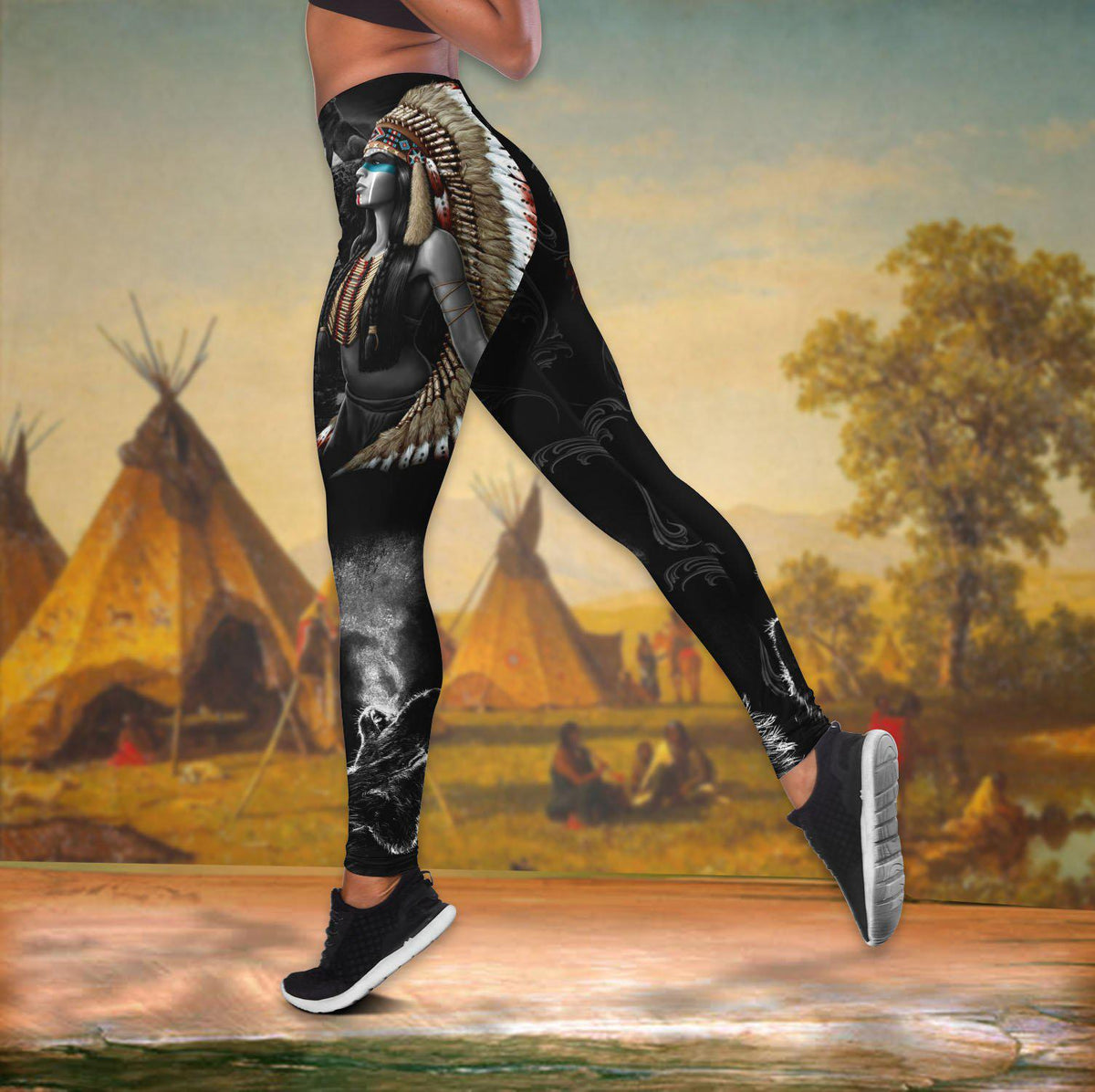 Native Peace Hollow Tank Top For Mindful Practice And Daily Style