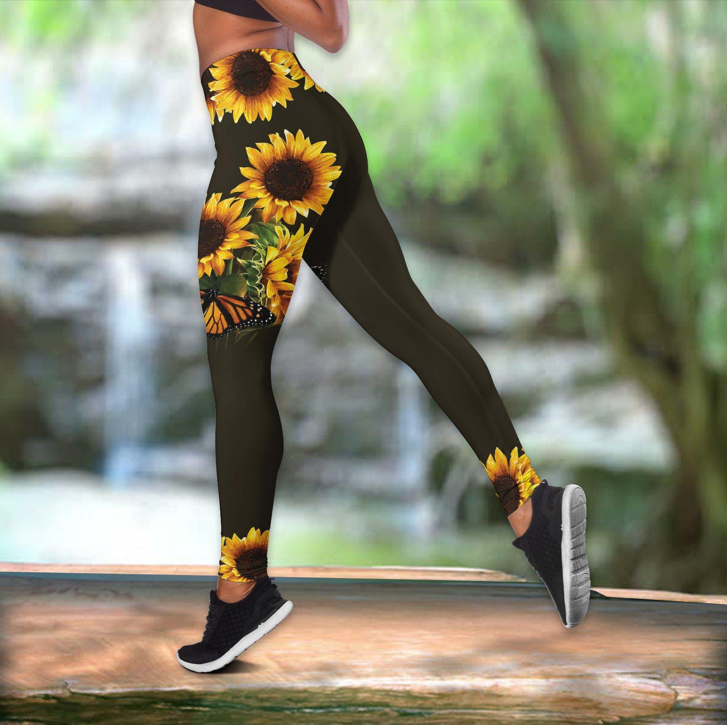 Butterfly Beautiful Everyday Hollow Tank Top For Yoga Workouts And Vacation Wear