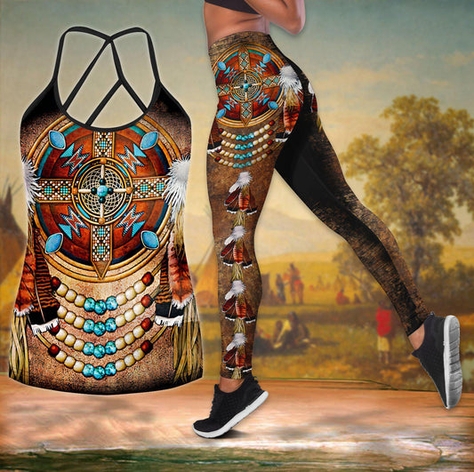 Native Peace Hollow Tank Top For Meditation Practice And Festivals