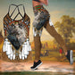 Native Wolf Dreamcatcher Hollow Tank Top For Yoga Workouts And Festival Wear