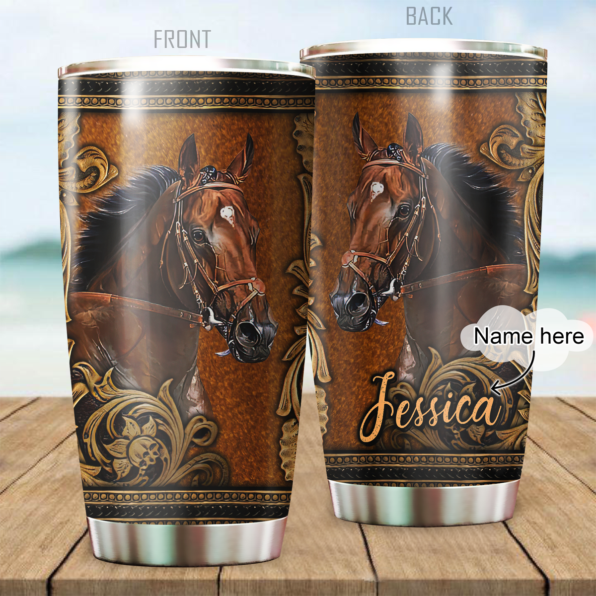 Horses Lend Us The Wings We Lack 20 Oz Tumbler For Coffee Travel And Daily Drinks
