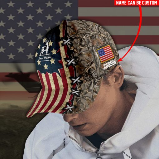 Hunting Deer Lover Custom Classic Cap For Festivals Travel Adventures And Casual Gift Giving