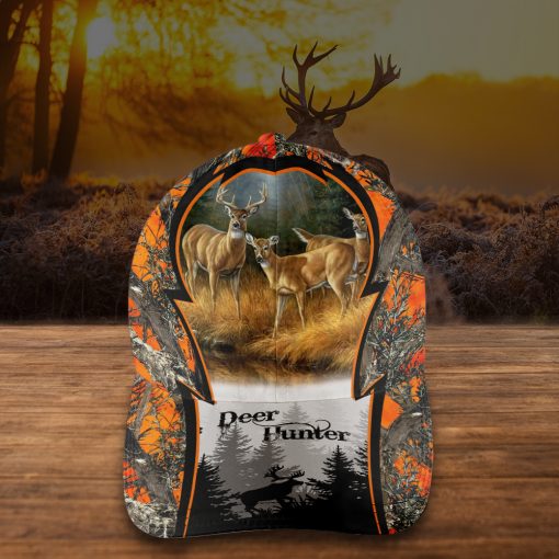 Hunting Deer Lover Custom Classic Cap For Casual Outfits Vacations And Everyday Styling