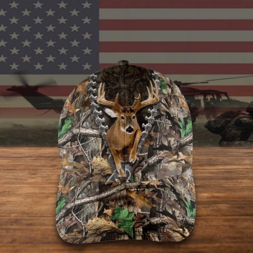 Hunting Deer Lover Custom Classic Cap For Everyday Wear Vacations And Seasonal Activities
