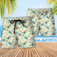 Dnd Dice Plants Simple Pattern Beach Shorts For Poolside Relaxation And Everyday Comfort